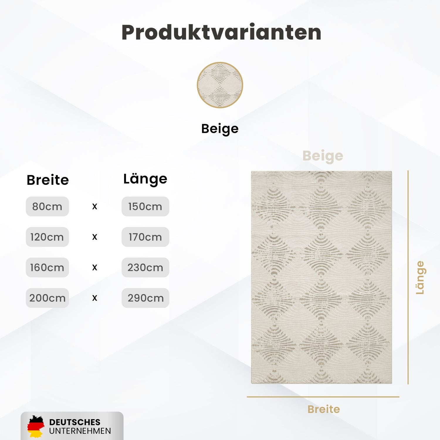 Kurzflor Teppich Boho 3D Hoch-Tief-Effekt – Teppich Wohnzimmer & Schlafzimmer-18