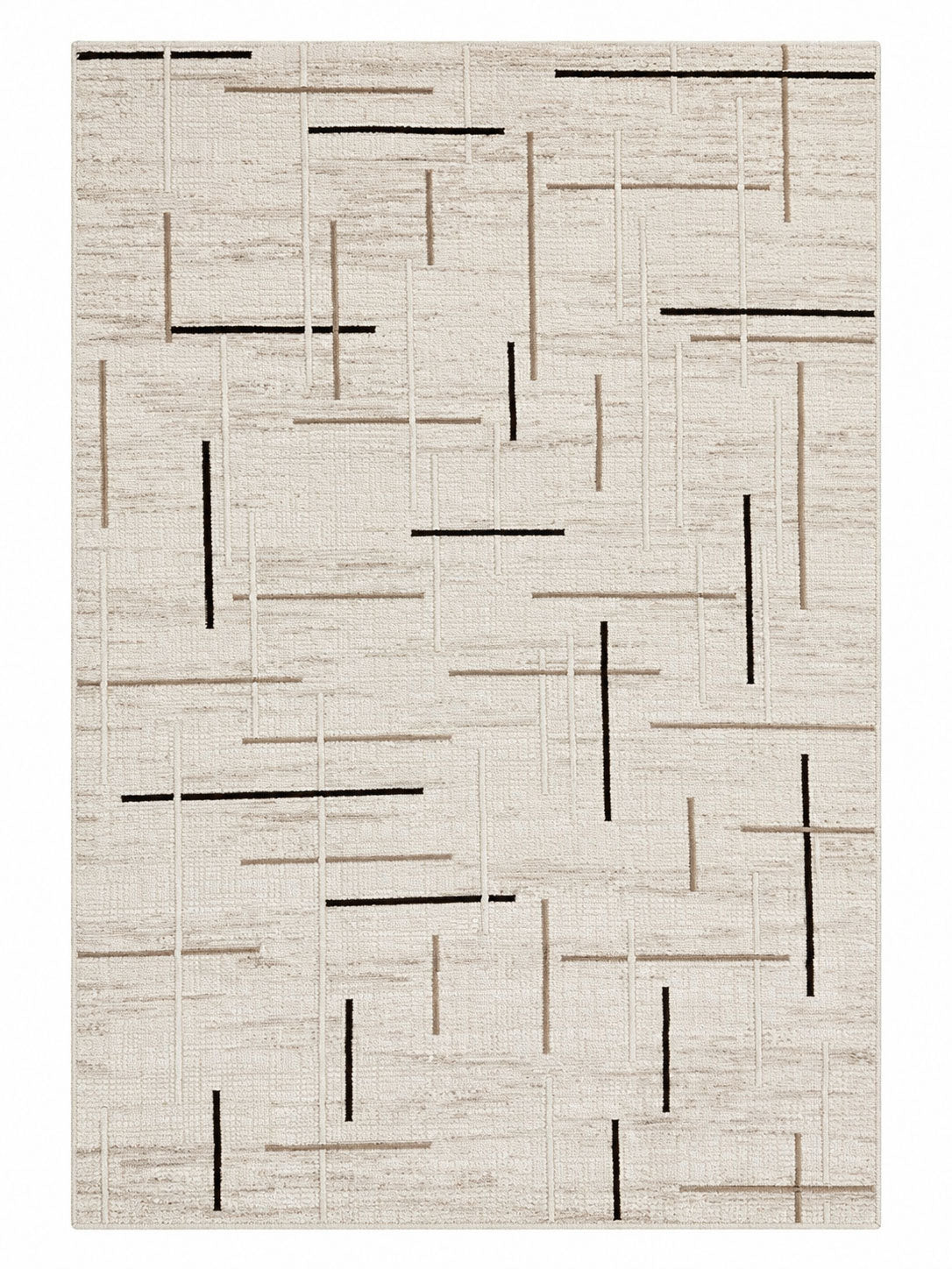 Kurzflor Teppich Boho 3D Hoch-Tief-Effekt – Teppich Wohnzimmer & Schlafzimmer-zoom-8