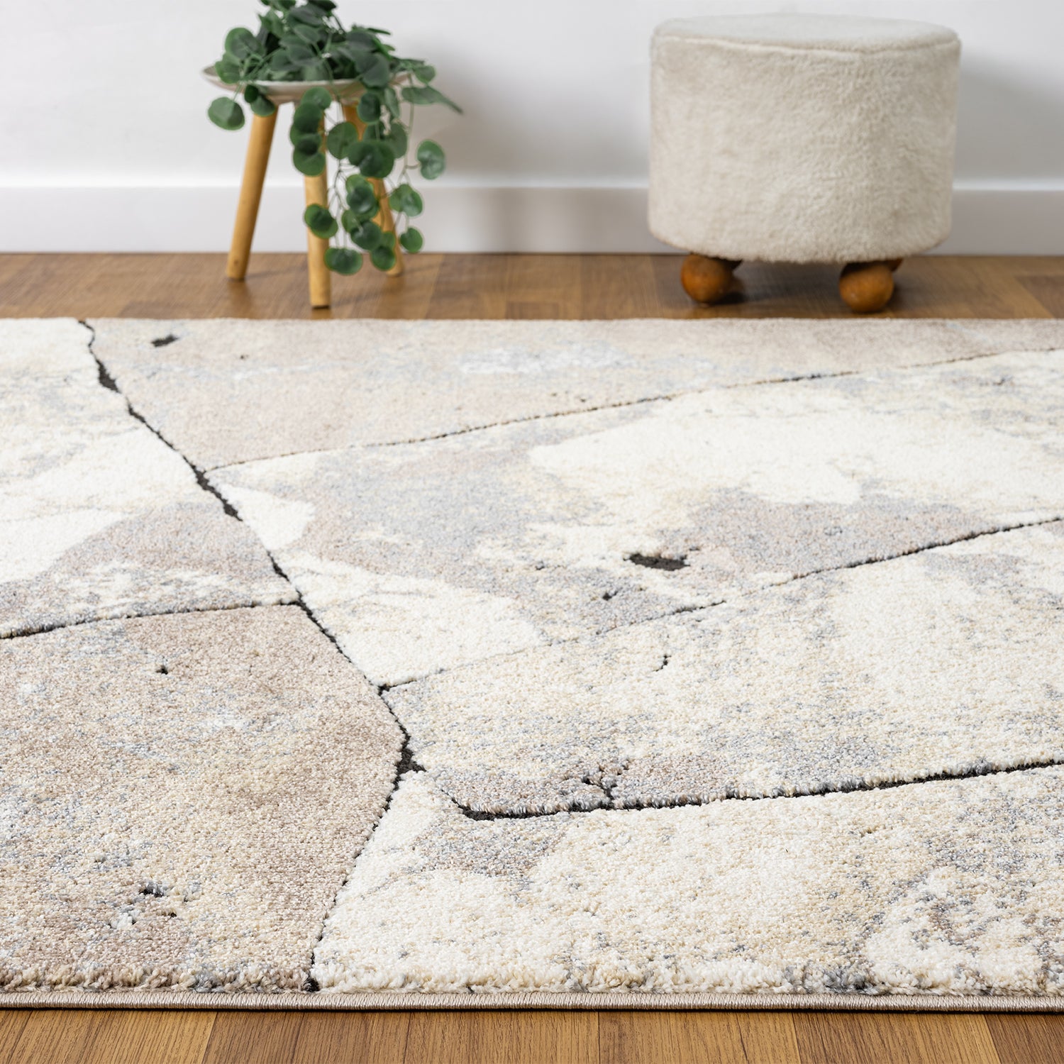 Short Pile Rug Modern Living Room Bedroom Soft with Pattern-zoom-8