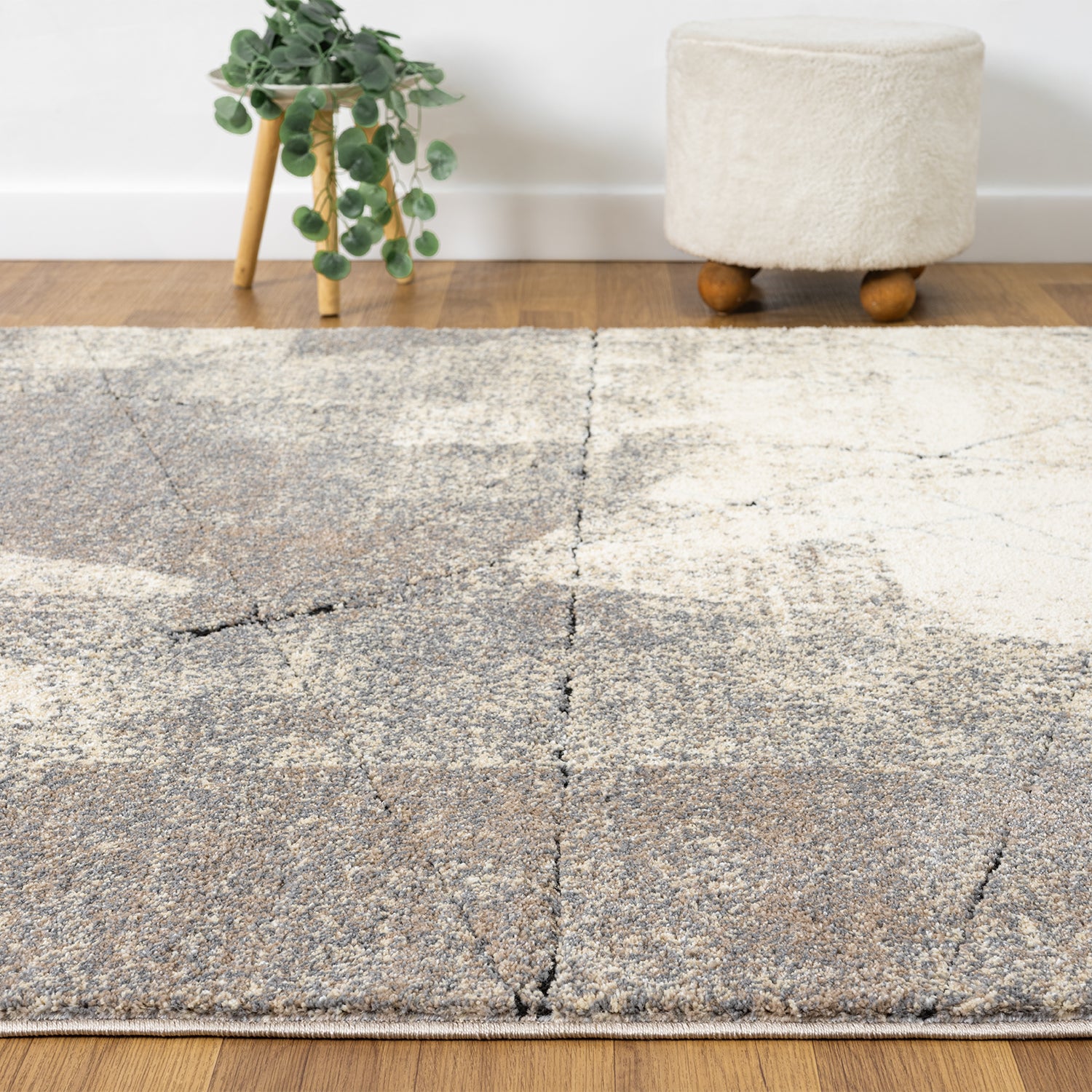 Short Pile Rug Modern Living Room Bedroom Soft with Pattern-zoom-3