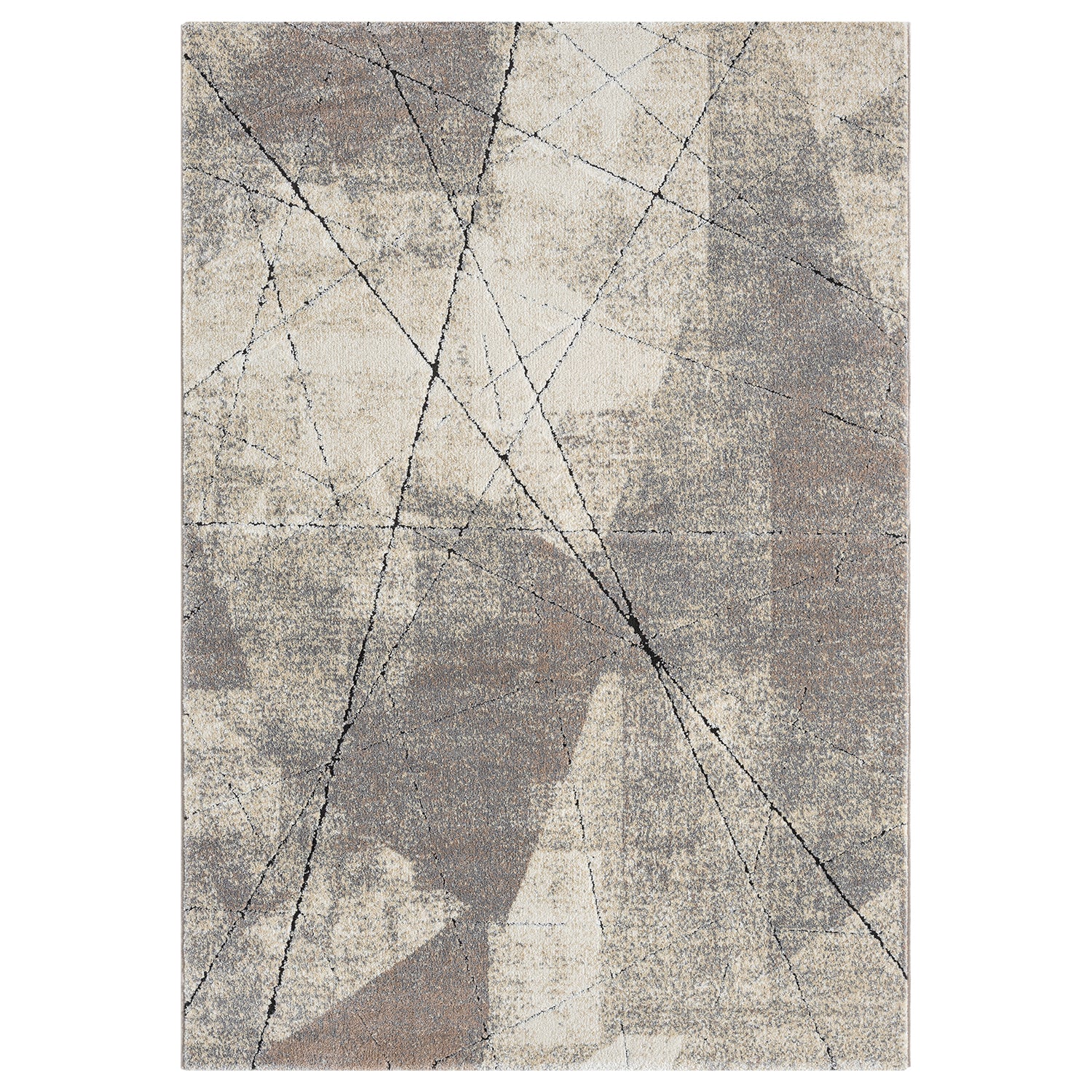 Short Pile Rug Modern Living Room Bedroom Soft with Pattern
