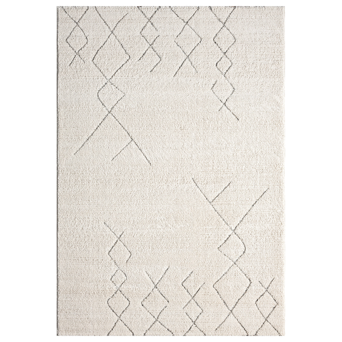 Short-pile carpet, Scandinavian style, Berber look, living room, bedroom, modern stripes