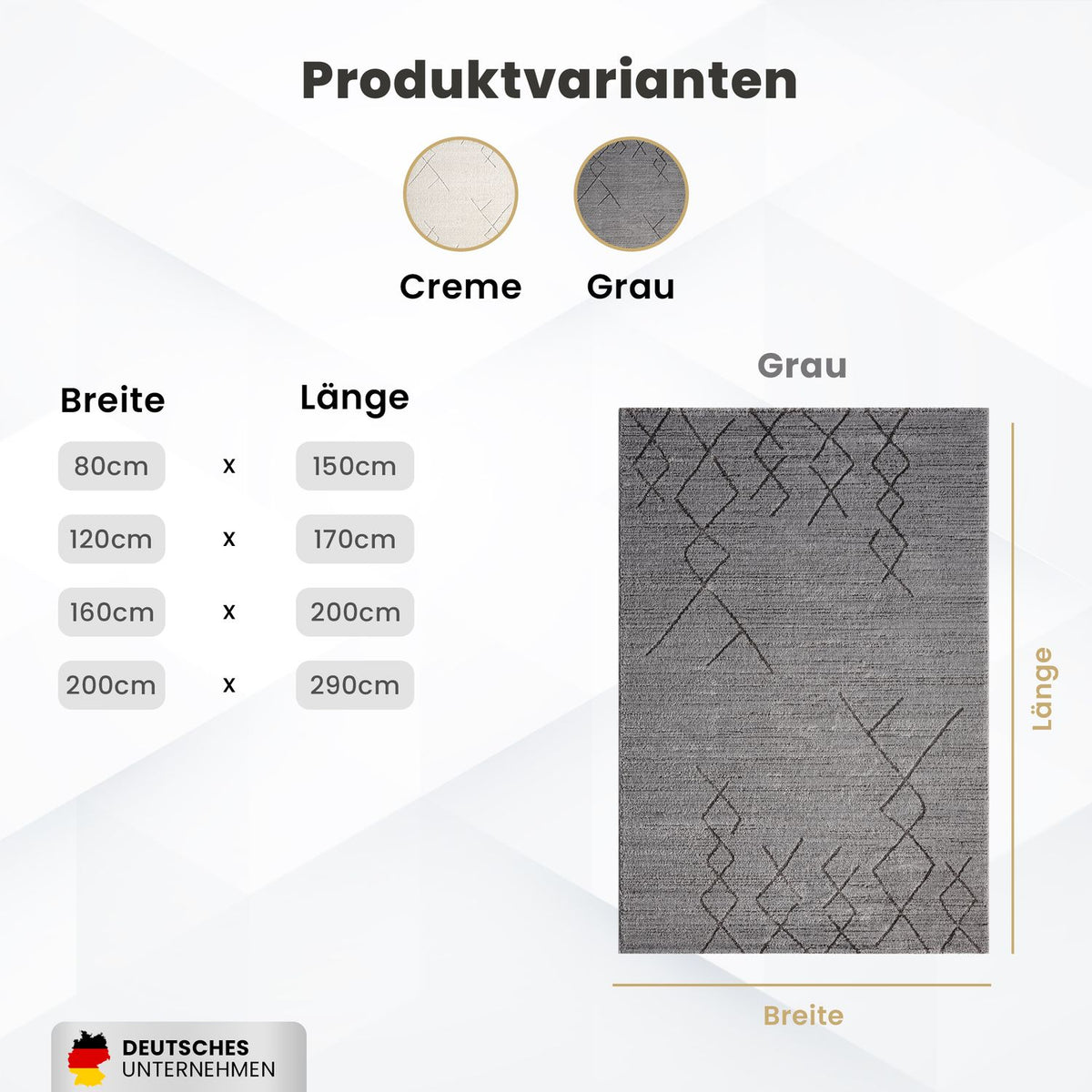 Short-pile carpet, Scandinavian style, Berber look, living room, bedroom, modern stripes-3