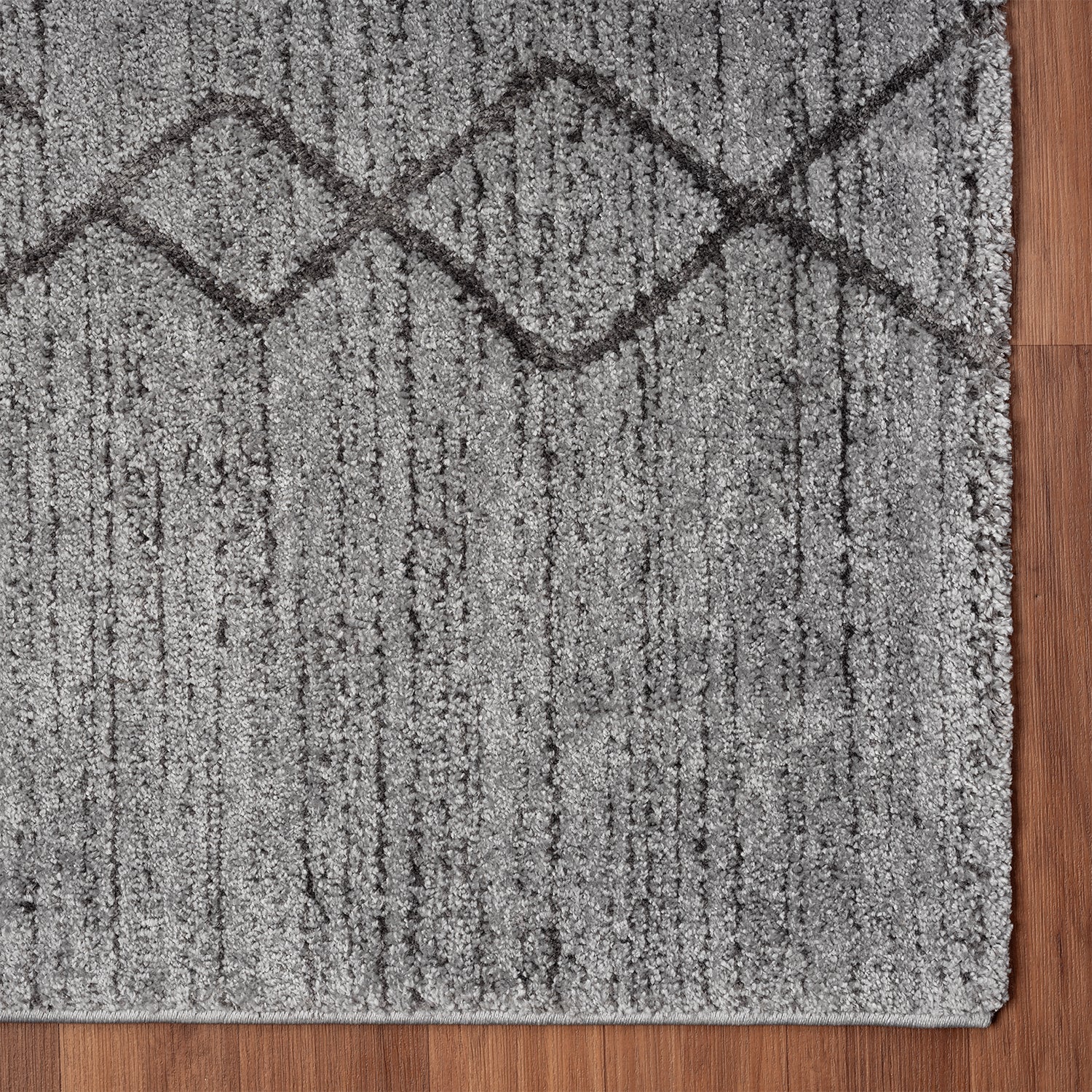 Short-pile carpet, Scandinavian style, Berber look, living room, bedroom, modern stripes-zoom-5