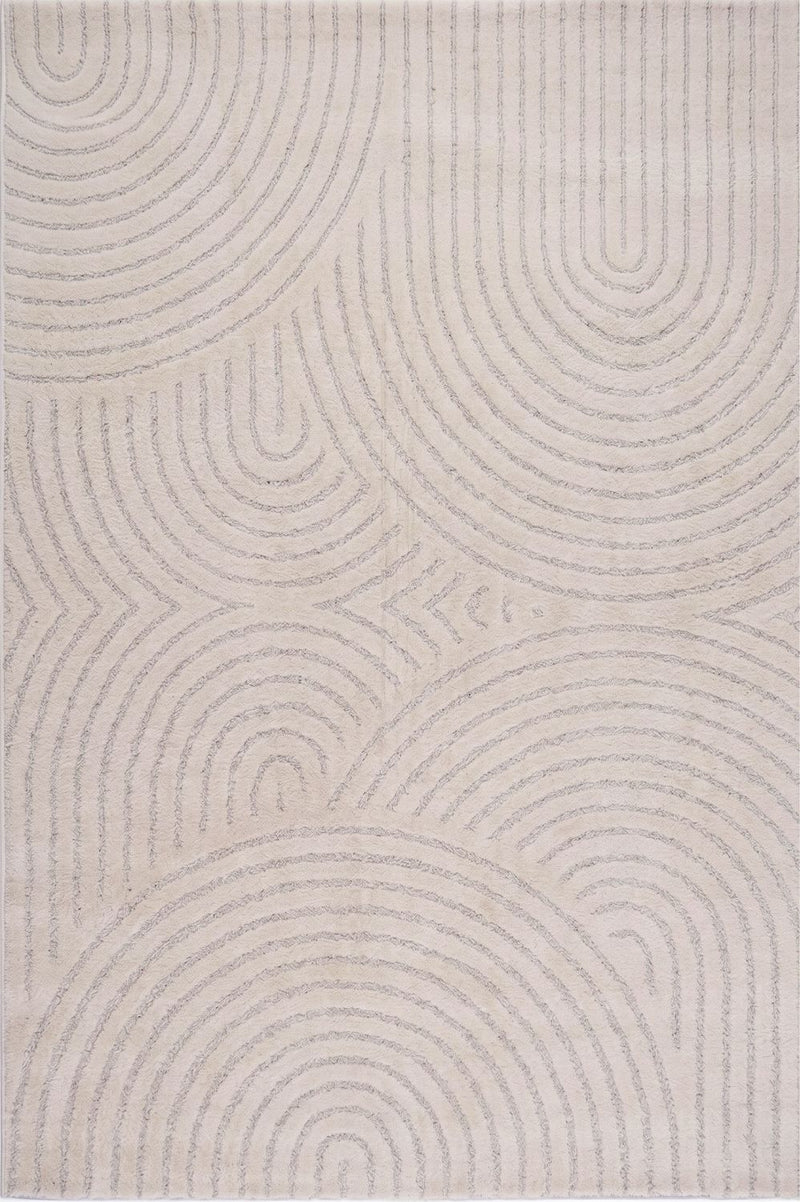 High-pile, long-pile rug, modern, for living room, bedroom, ultra-soft pattern-zoom-