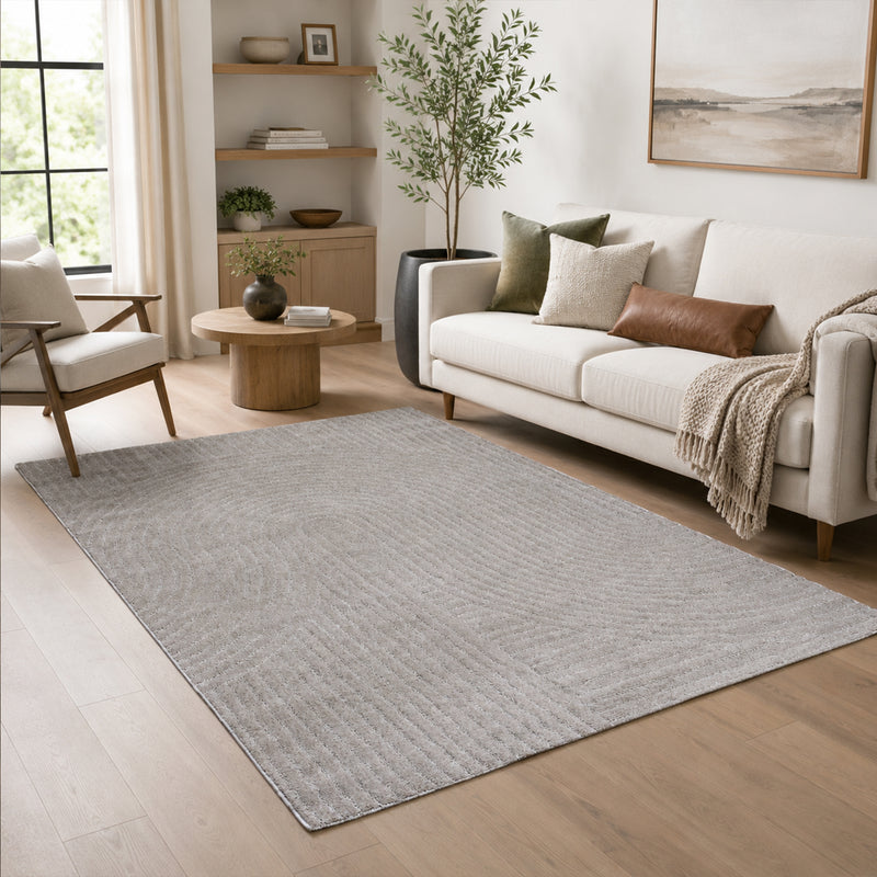 High-pile, long-pile rug, modern, for living room, bedroom, ultra-soft pattern-zoom-
