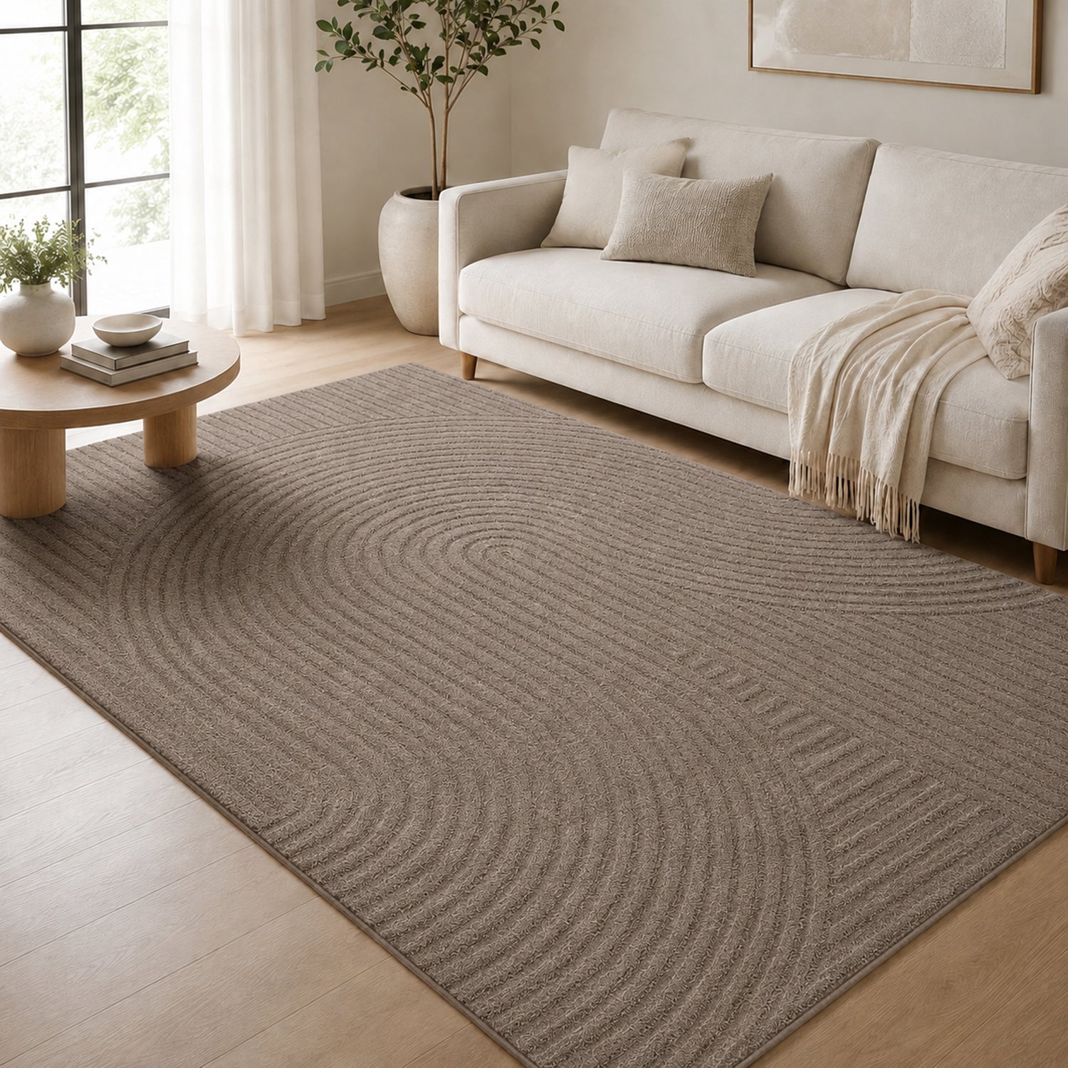 High-pile, long-pile rug, modern, for living room, bedroom, ultra-soft pattern-26