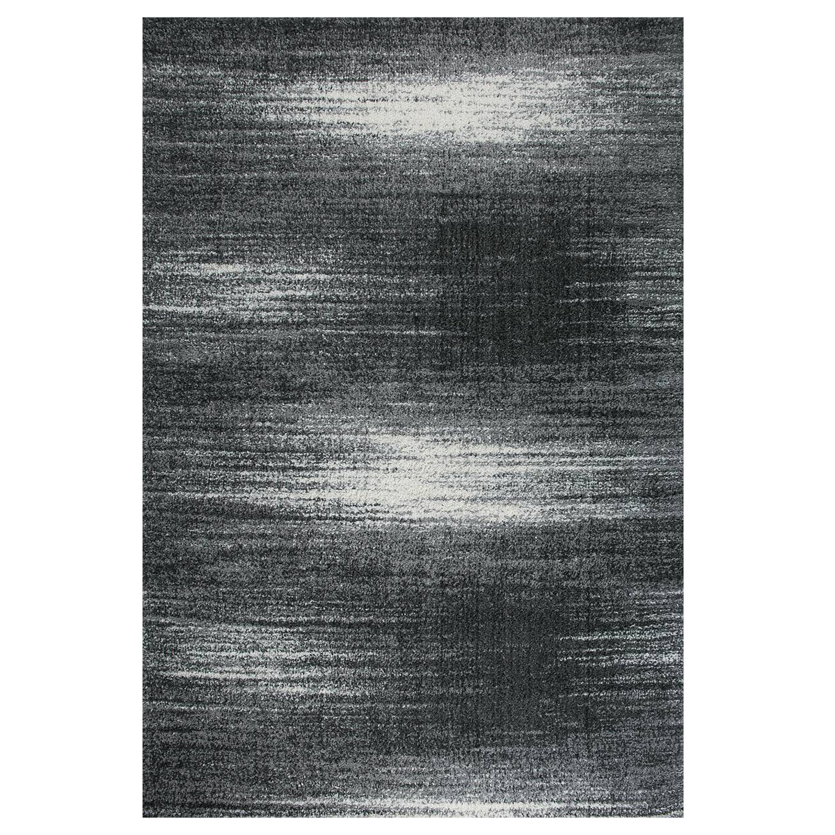Nizza9074 Grey Shaggy Rug Microfiber Extra Fluffy