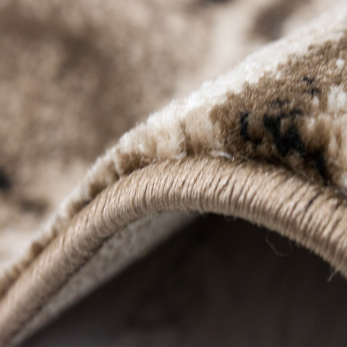 Modern carpet with stone look, brick pattern, durable in brown 5162-4