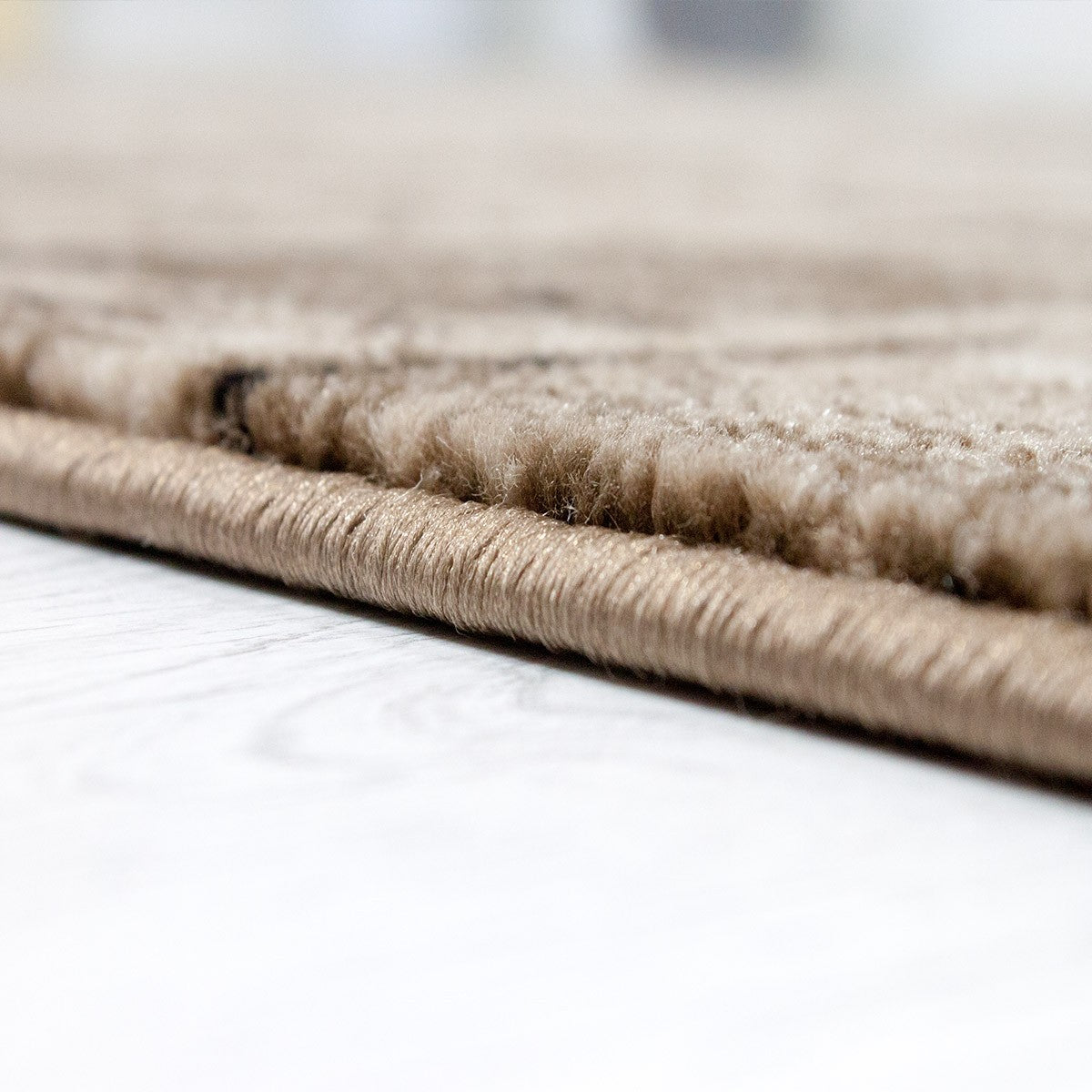 Modern carpet with stone look, brick pattern, durable in brown 5162-3