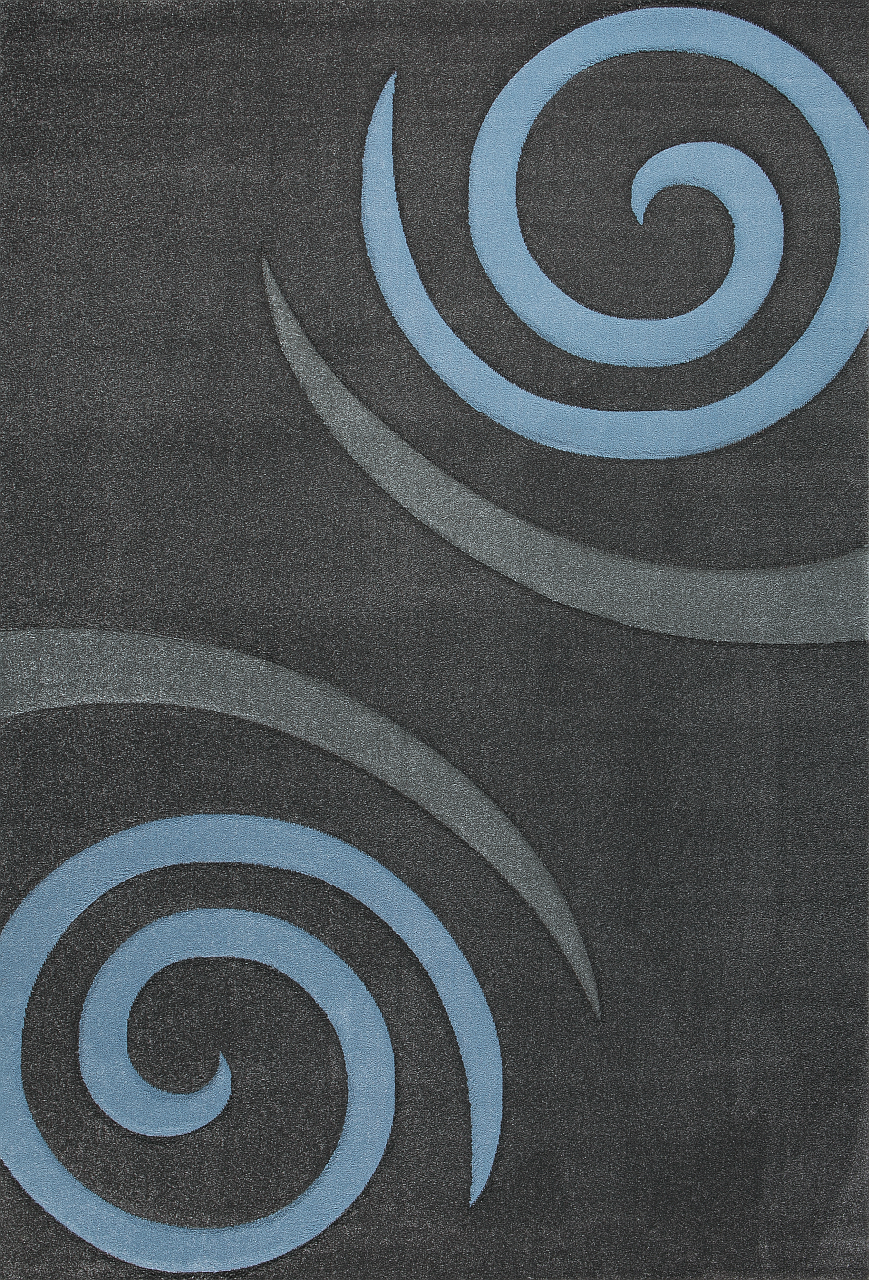 Cascadapl6678 Blue Spinning Top Contour Cut Carpet
