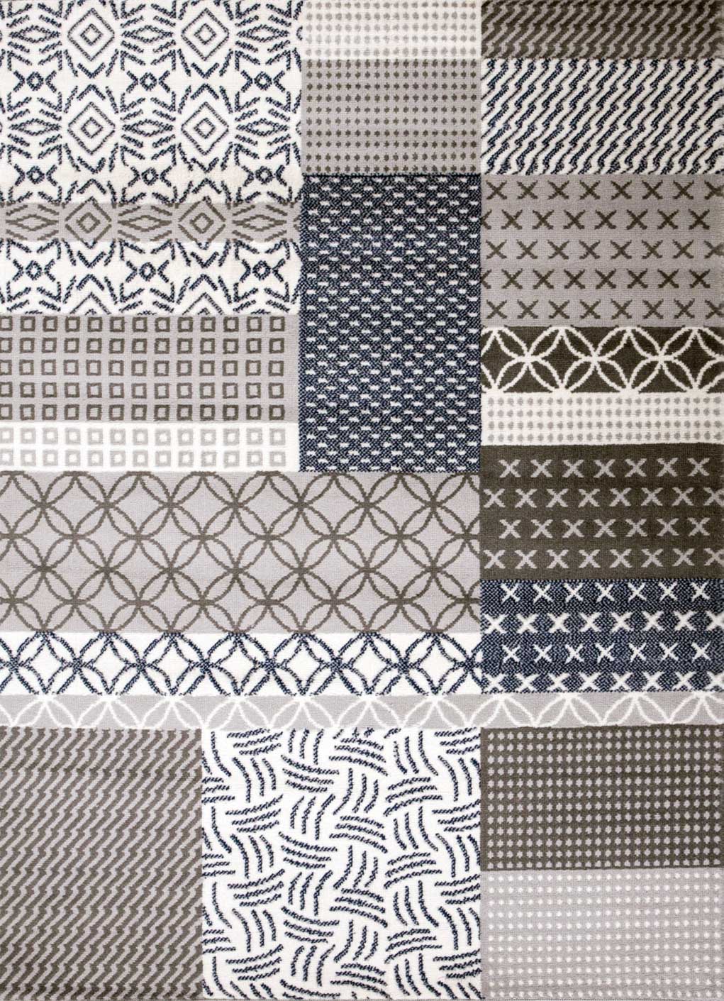 Modern patchwork rug for the living room & bedroom-9