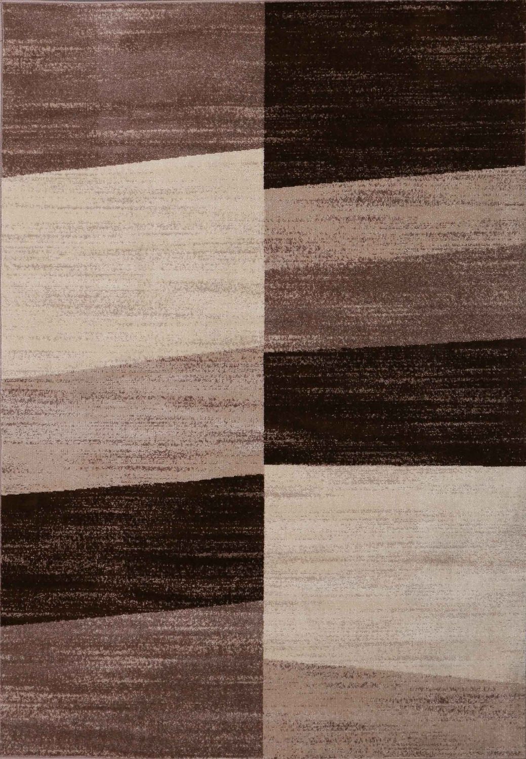 Milano9119 Brown Modern Designer Living Room Rug Geometric Pattern Mottled-zoom-5