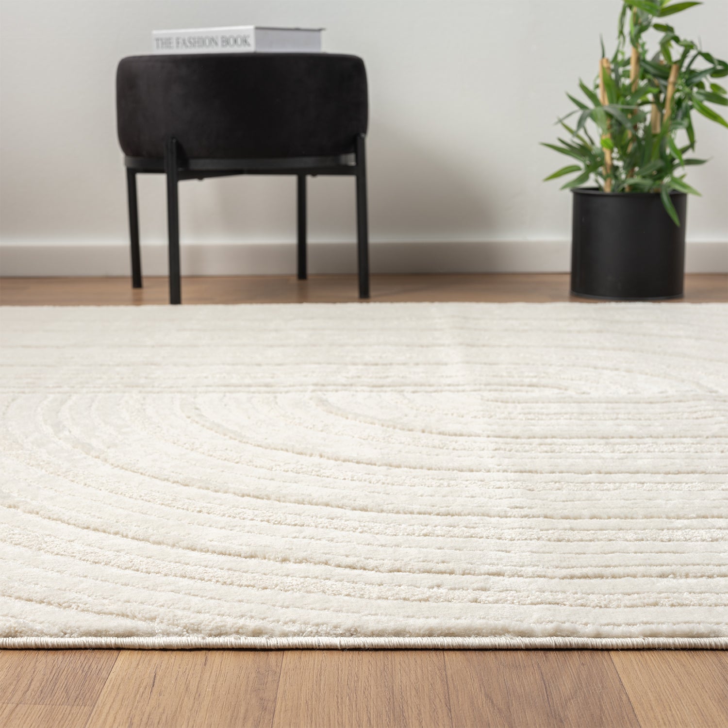 Modern short-pile rug for living room, bedroom, boho look, rainbow, Scandinavian-5