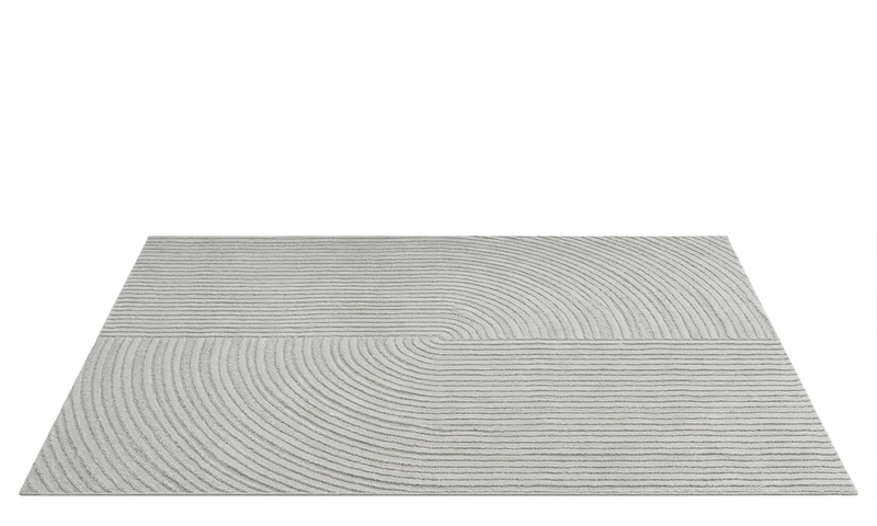 Modern short-pile rug for living room, bedroom, boho look, rainbow, Scandinavian-zoom-