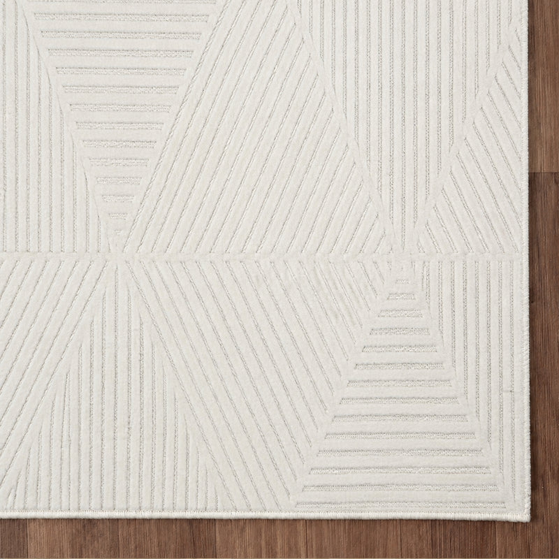 Modern short pile rug for living room, bedroom, Scandinavian style, suitable for indoor and outdoor use.-zoom-