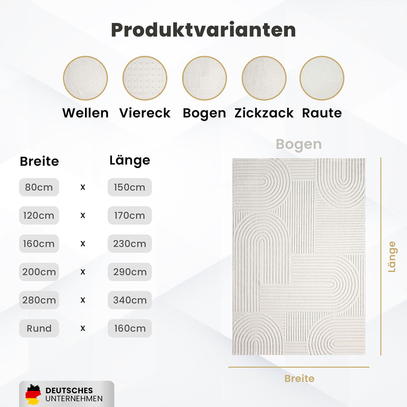 Modern short pile rug for living room, bedroom, Scandinavian style, suitable for indoor and outdoor use.-zoom-