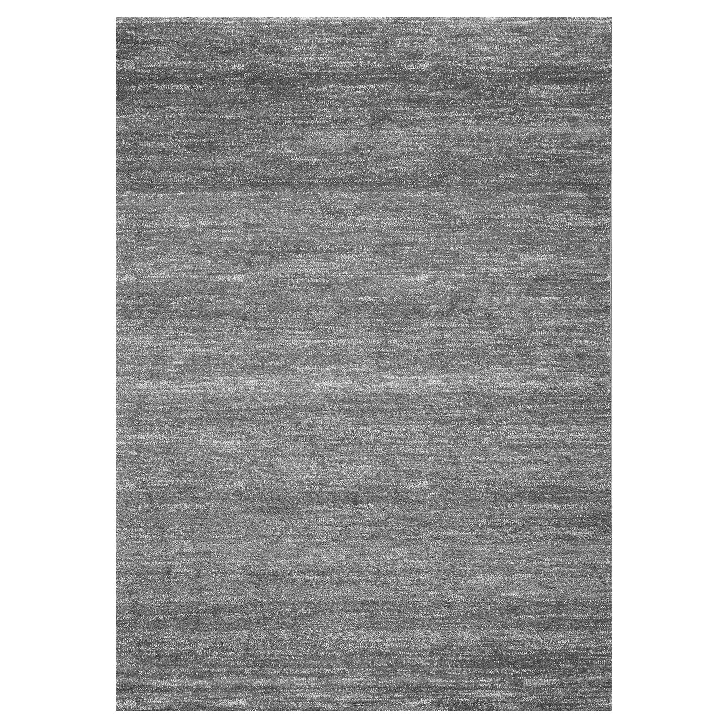 Modern Grey Melange Rug for Living Room, Children's Room, Bedroom, Hallway, and Kitchen