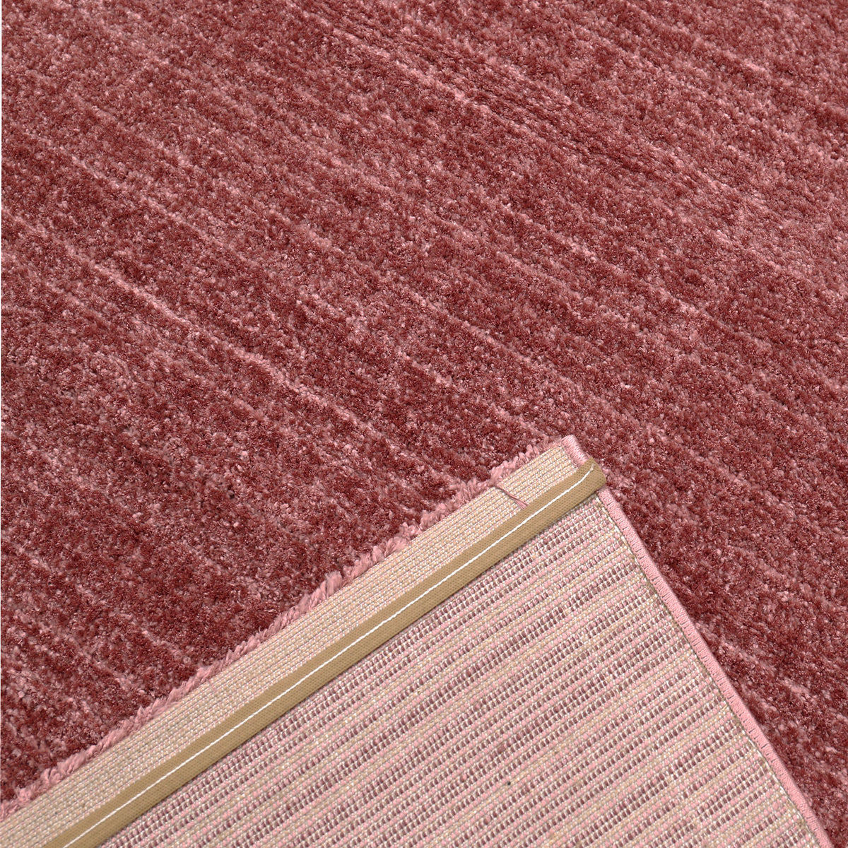 Modern Living Room Rug Extra Soft Microfiber Special Mottled Pink-2