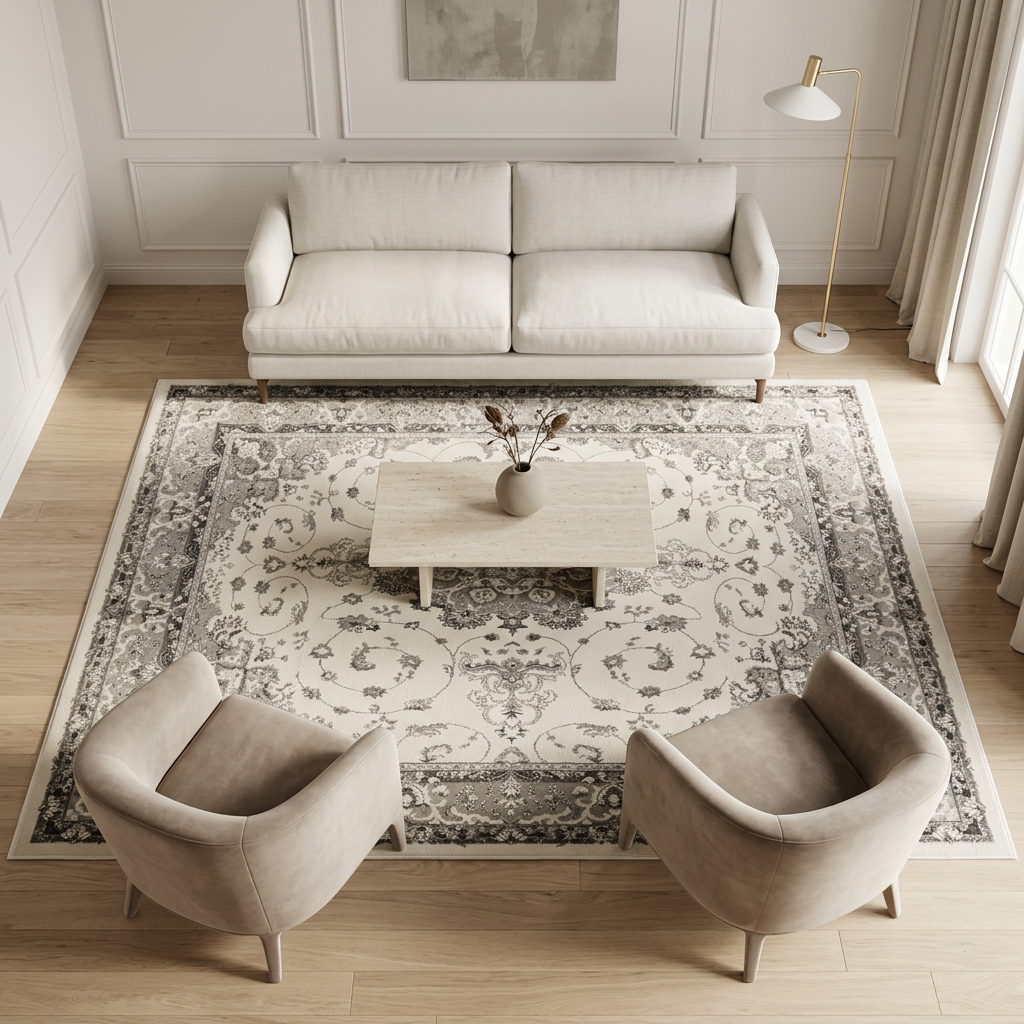 Orientteppich Kurzflor Moderner Teppich mit Ornament-Muster – Pflegeleicht & Robust-6
