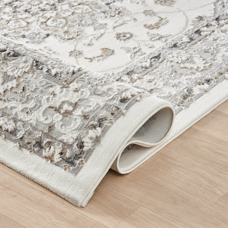 Orientteppich Kurzflor Moderner Teppich mit Ornament-Muster – Pflegeleicht & Robust-zoom-