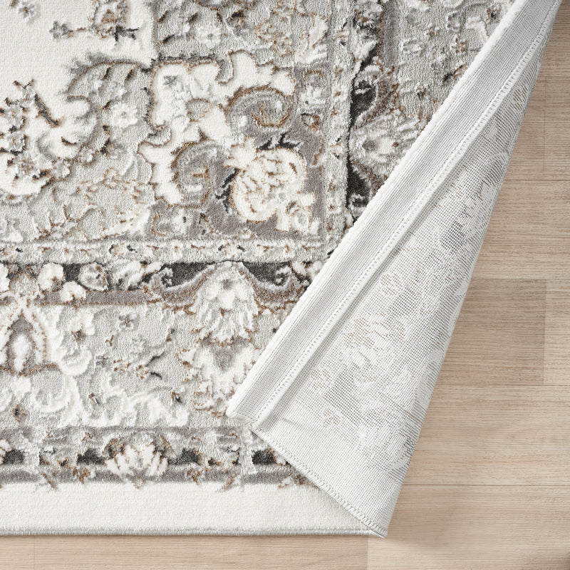 Orientteppich Kurzflor Moderner Teppich mit Ornament-Muster – Pflegeleicht & Robust-zoom-