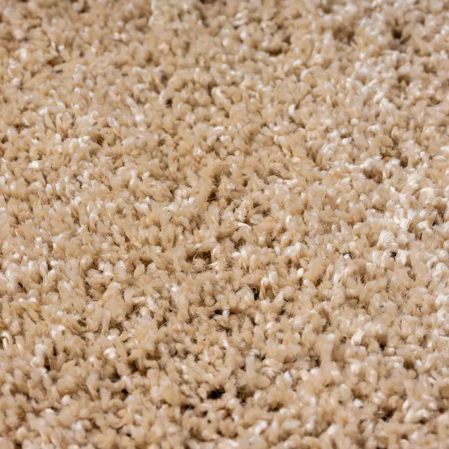 Prime Shaggy High Pile Long Pile Plain Modern Beige Rug for Living Room, Bedroom, Kitchen-zoom-3