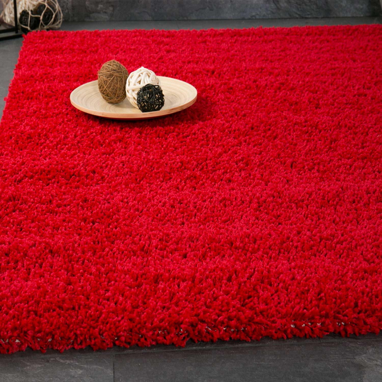Prime Shaggy Hochflor Teppich in 13 Uni Farben + Runde Teppiche Wohnzimmer-zoom-6