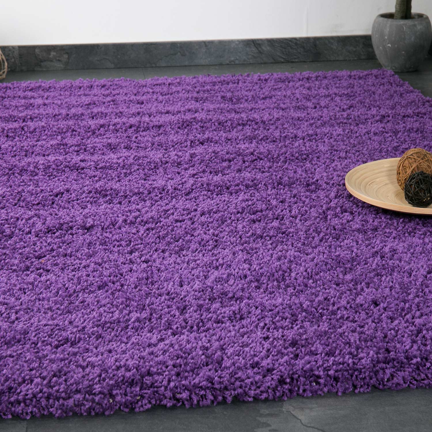 Prime Shaggy Hochflor Teppich in 13 Uni Farben + Runde Teppiche Wohnzimmer-zoom-15