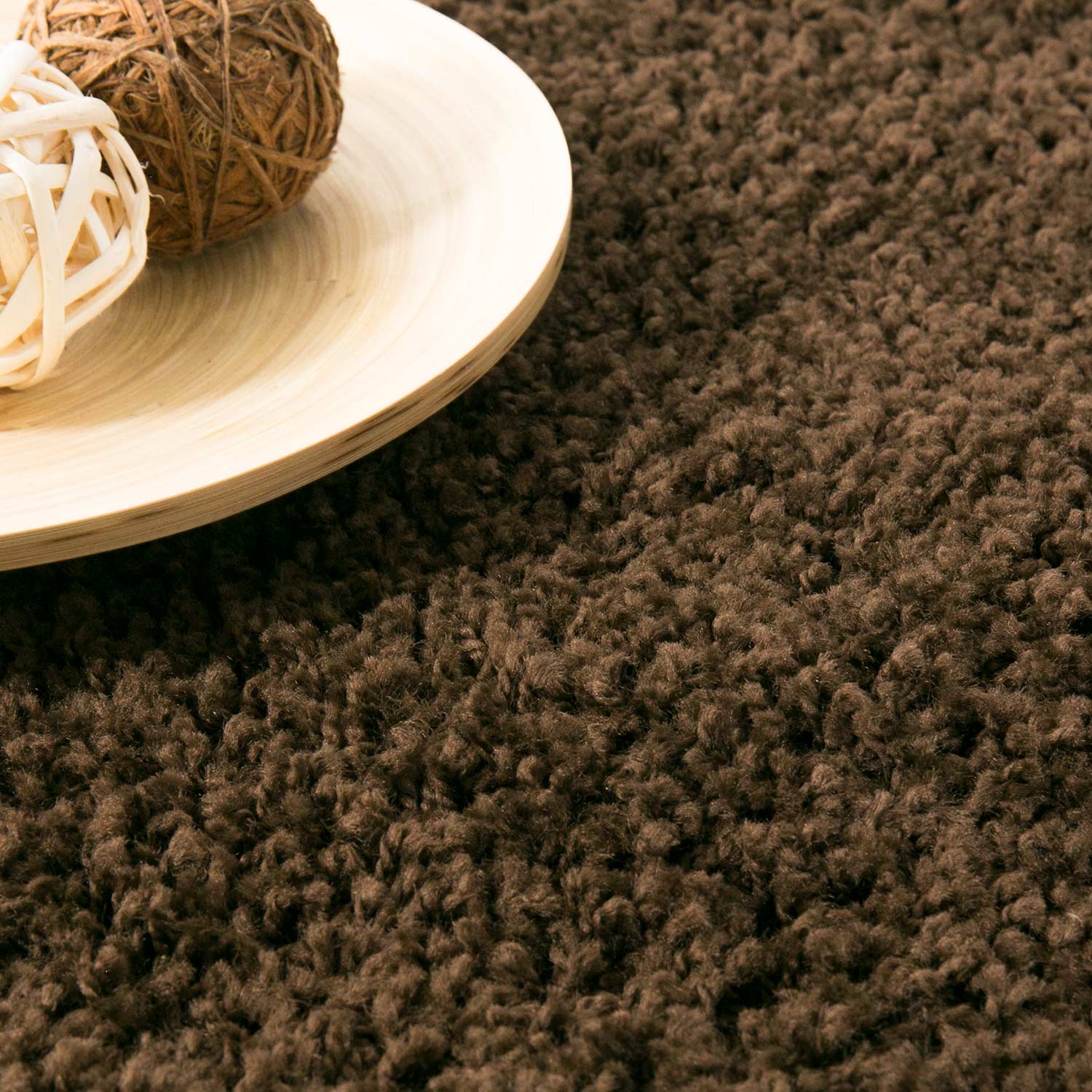 Prime Shaggy Hochflor Teppich in 13 Uni Farben + Runde Teppiche Wohnzimmer-29