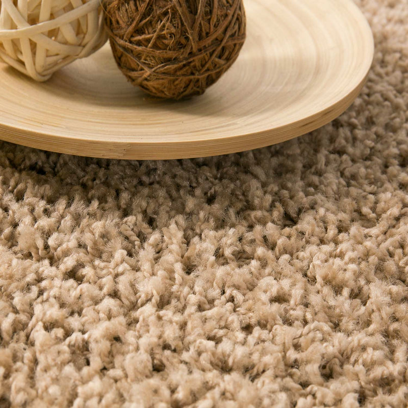 Prime Shaggy Hochflor Teppich in 13 Uni Farben + Runde Teppiche Wohnzimmer-zoom-