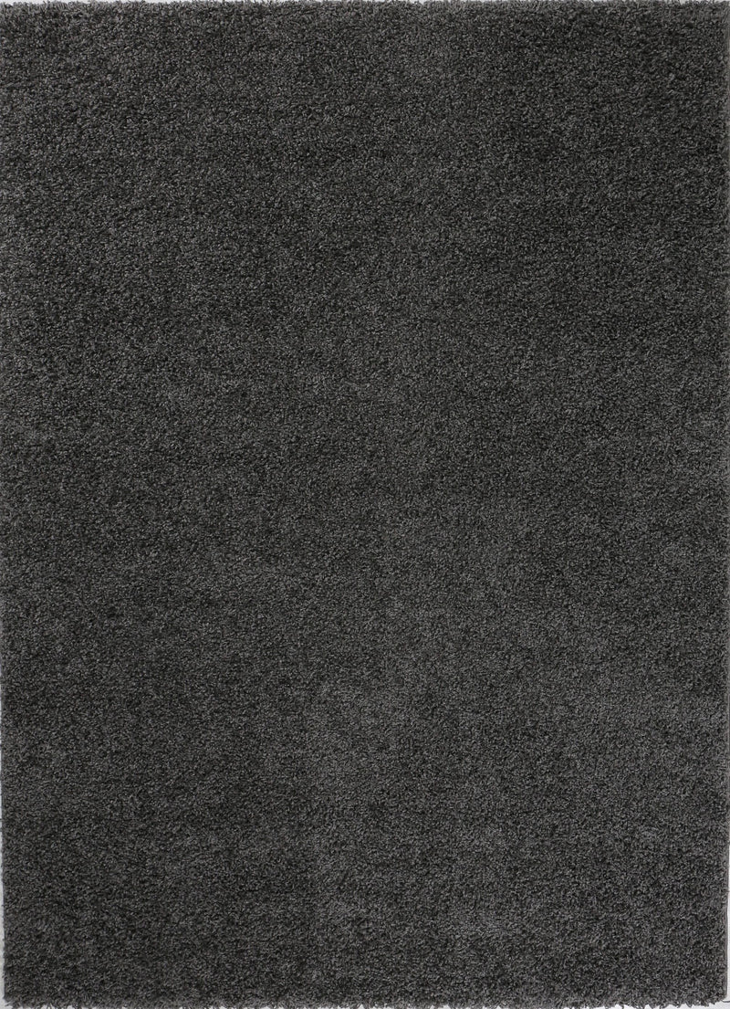 Prime Shaggy High Pile Long Pile Rug Solid Color Modern Anthracite Dark Grey-zoom-