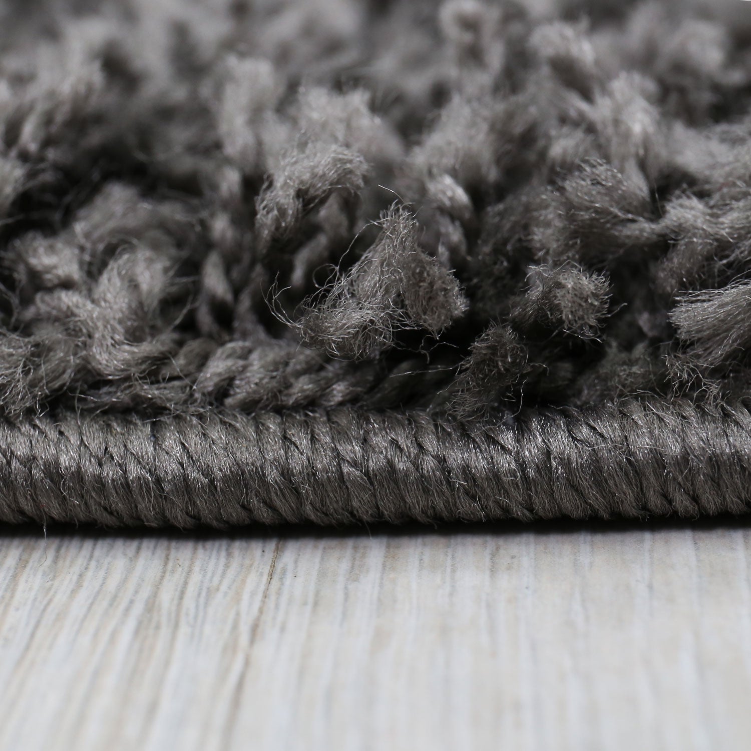 Prime Shaggy High Pile Long Pile Rug Solid Color Modern Anthracite Dark Grey-zoom-4