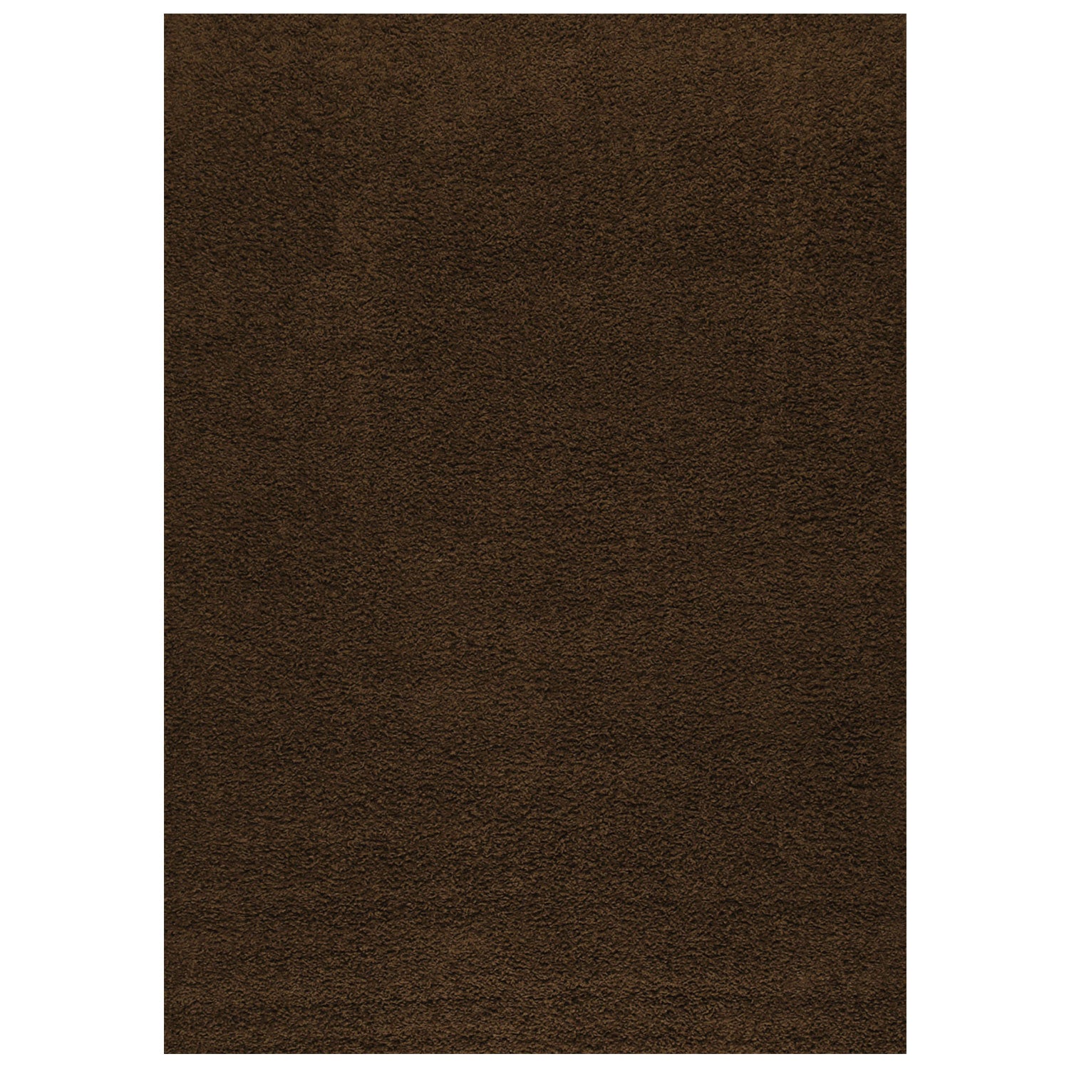 Prime Shaggy High Pile Long Pile Rug Solid Color Modern Brown-5