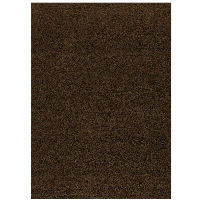 Prime Shaggy High Pile Long Pile Rug Solid Color Modern Brown-zoom-