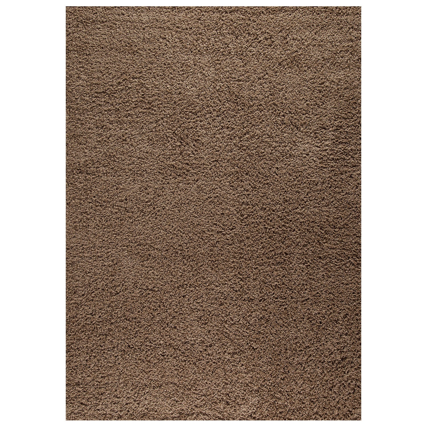 Prime Shaggy High Pile Long Pile Rug Solid Color Modern Nougat Light Brown-5