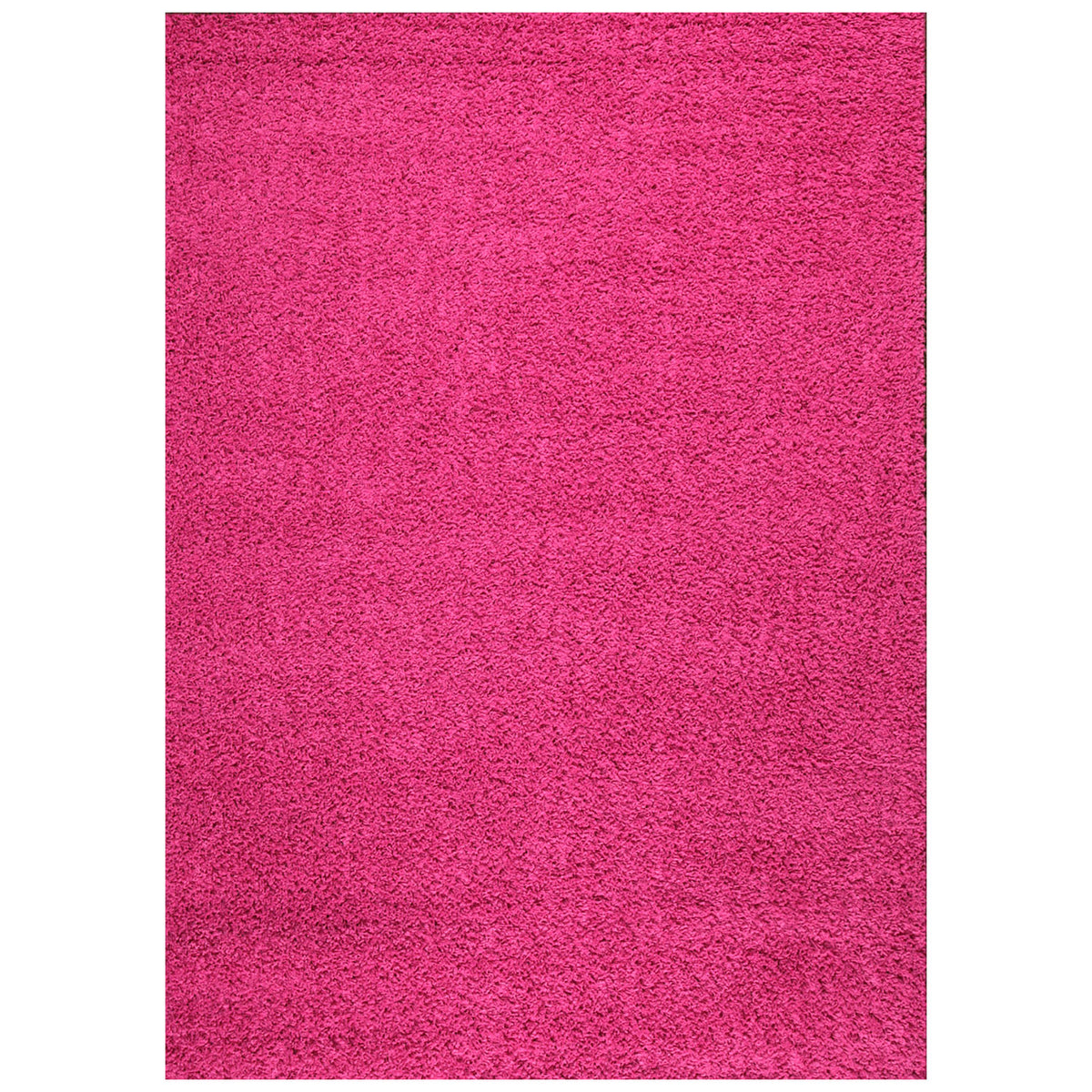 Prime Shaggy High Pile Long Pile Solid Color Modern Pink Rose Rug for Living Room, Bedroom