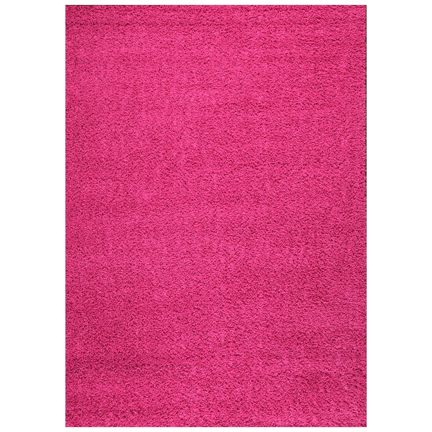 Prime Shaggy High Pile Long Pile Solid Color Modern Pink Rose Rug for Living Room, Bedroom-5