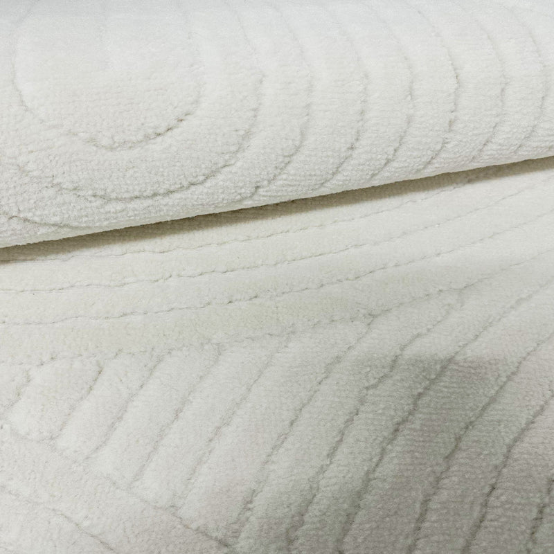 Robust flatweave rug with a natural look in cream, 3D high-low effect, soft-zoom-