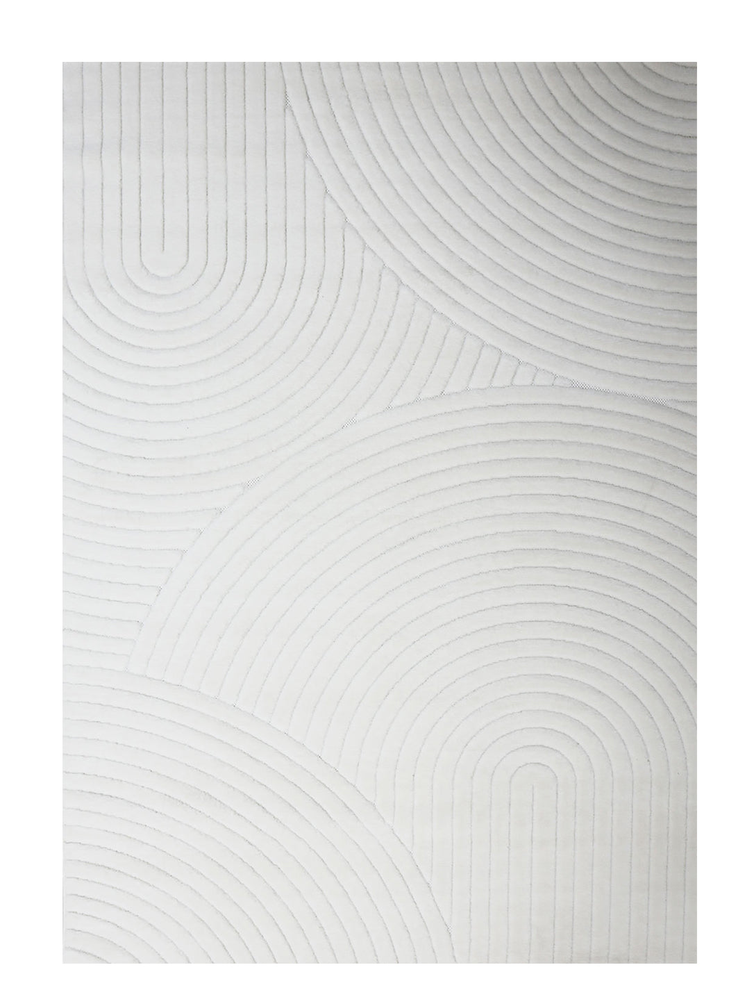 Robust flatweave rug with a natural look in cream, 3D high-low effect, soft