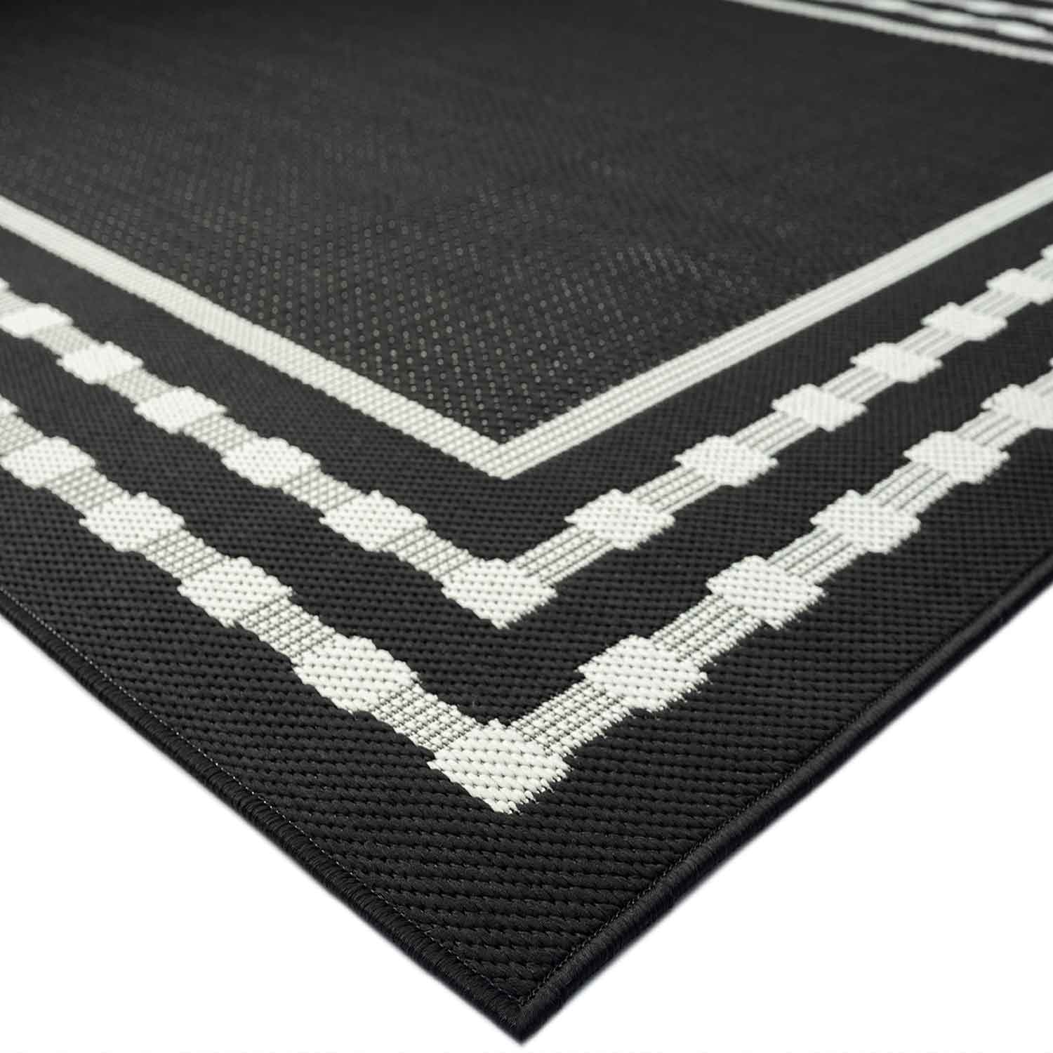 Durable indoor and outdoor flatweave carpet, 100% polypropylene-2