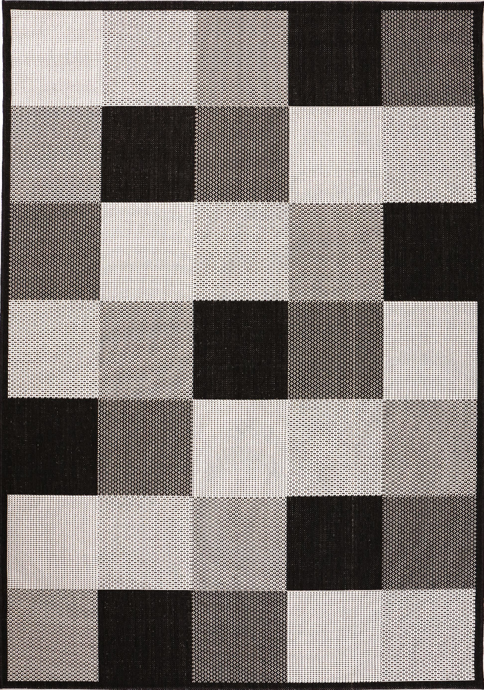 Durable indoor and outdoor flatweave balcony terrace kitchen rug