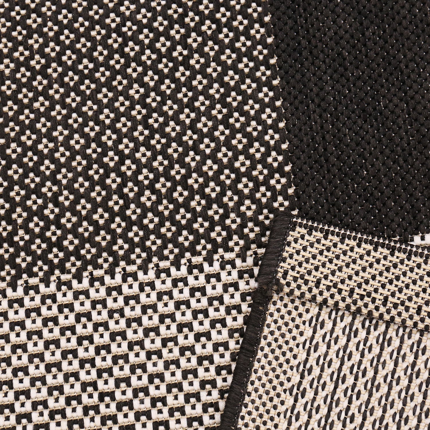 Durable indoor and outdoor flatweave balcony terrace kitchen rug-zoom-3
