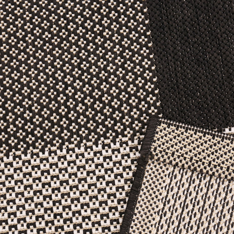 Durable indoor and outdoor flatweave balcony terrace kitchen rug-zoom-