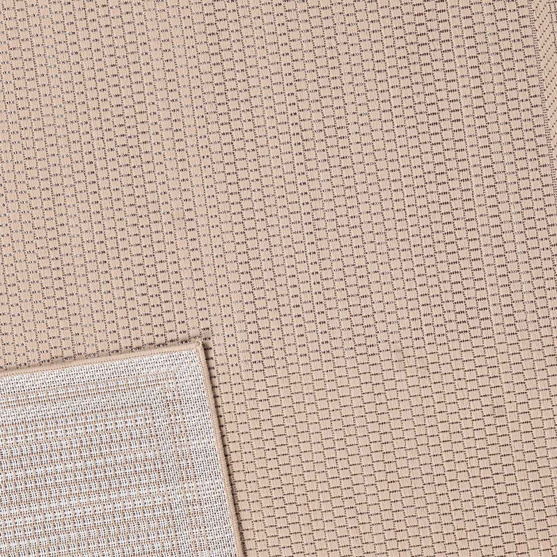 Indoor and outdoor flatweave rugs for patios, natural look in grey & beige-zoom-