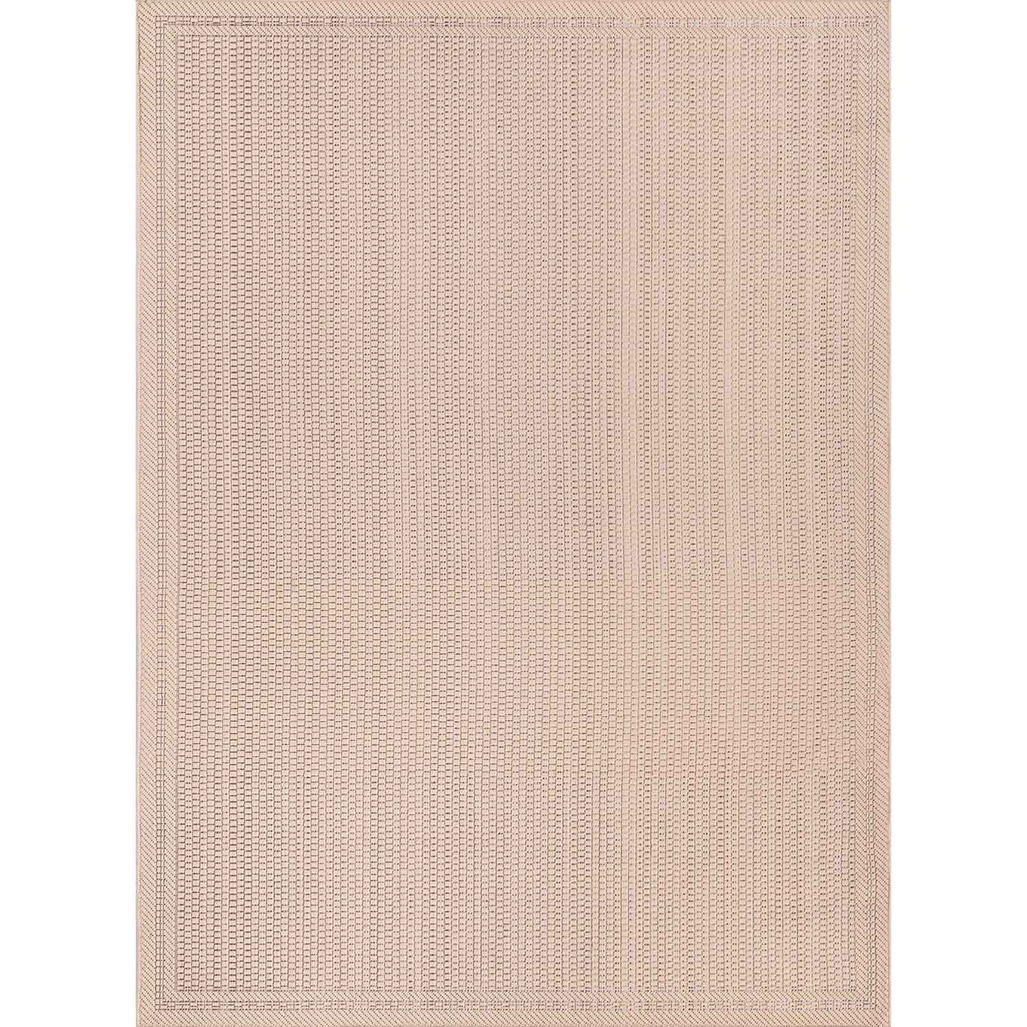 Indoor and outdoor flatweave rugs for patios, natural look in grey & beige-8