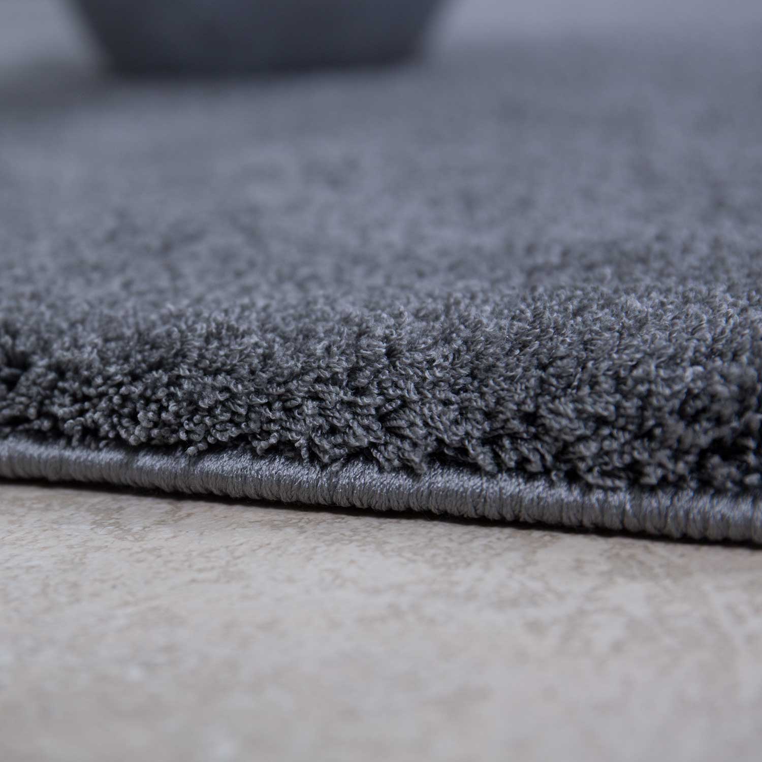 High-pile rug Nizza1000 Grey Shaggy Extra Fluffy Densely woven-4