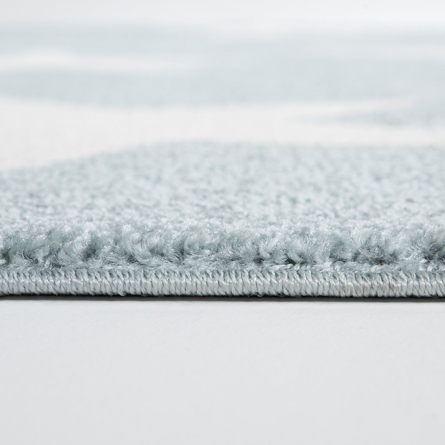 Teppich Sterne Hellblau Weiß Creme Kurzflor Kinderzimmer Jugendzimmer-zoom-3