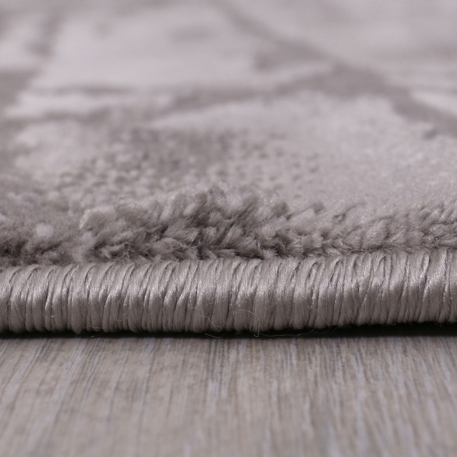 Short-pile abstract distressed-look rug for living room, bedroom, kitchen, in grey and white, suitable for living room, bedroom, kitchen-3
