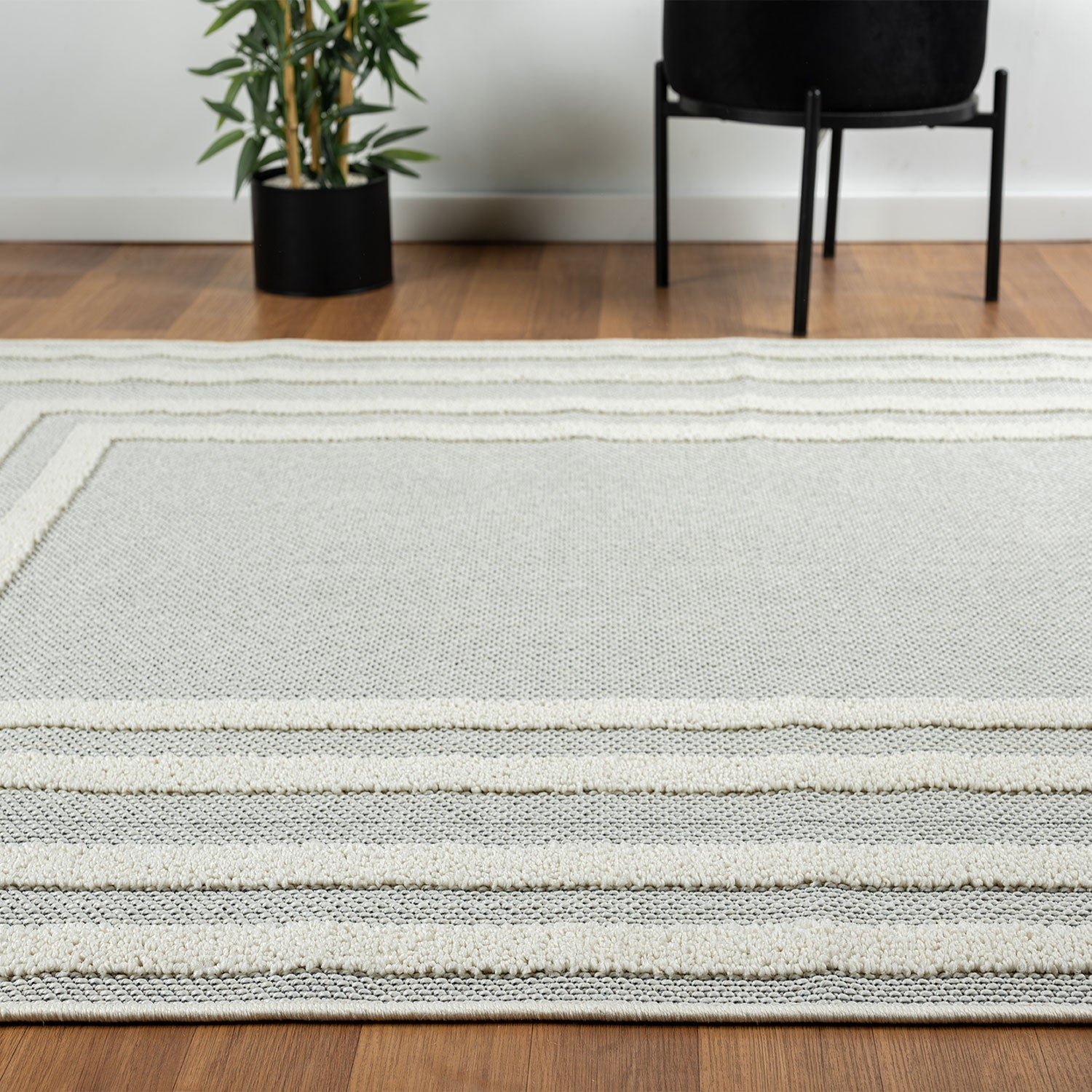 Boho high-pile rug for living room, bedroom, kitchen, hallway; washable 3D rug-21